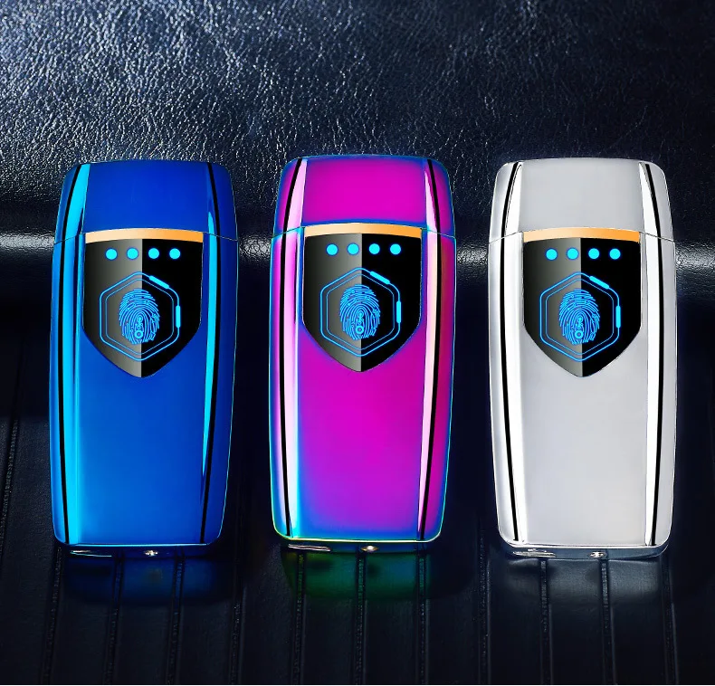 Ультратонкая перезаряжаемая USB Зажигалка 2019 оптовая продажа светодиодный
