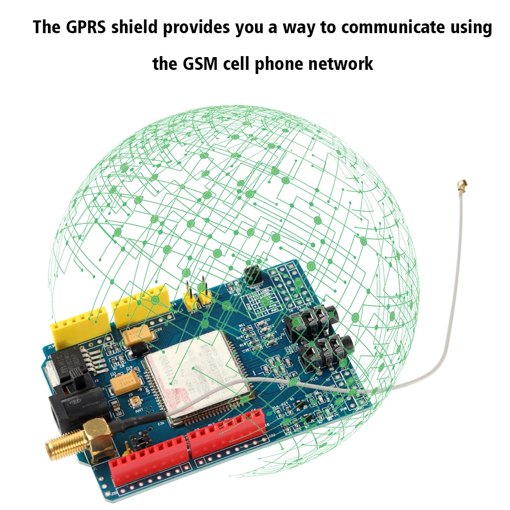SIM900 850/900/1800/1900 MHz GPRS/GSM модуль для Arduino|Детали и аксессуары приборов| |