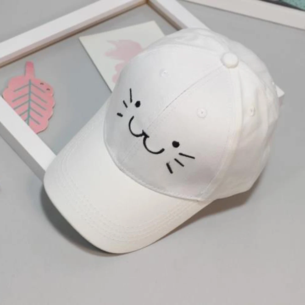 Модная Регулируемая бейсбольная Кепка Snapback с вышивкой милая мультяшная в стиле