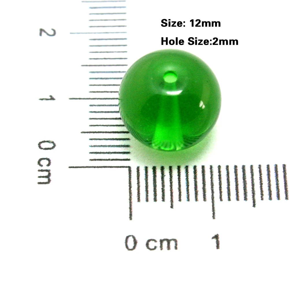 

Wholesale Top Quality 12mm 10pcs/lot Crystal Glass Beads Loose Spacer Round Beads for Jewelry Making PS-BBA018
