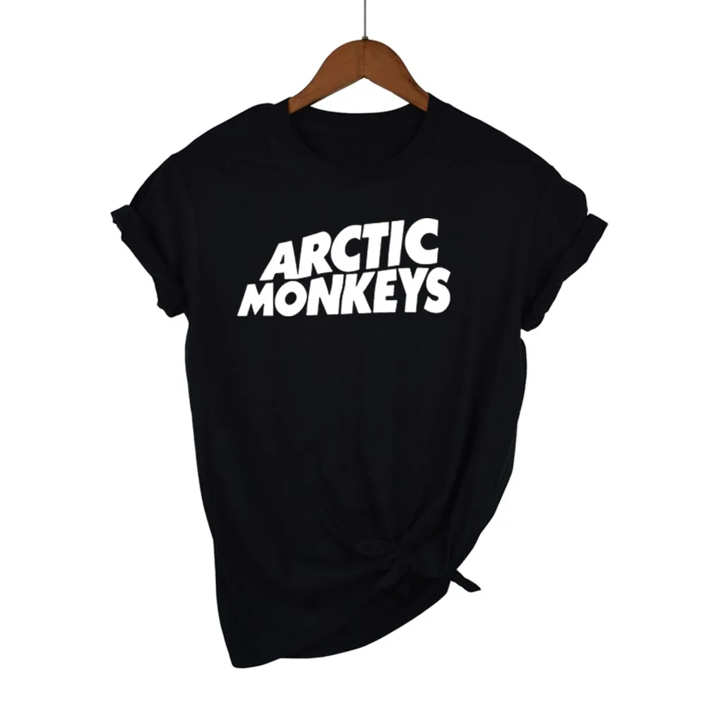 Футболка Arctic Monkeys Sound Wave, рок-группа, концертный альбом, высокая футболка, футболка унисекс, больше размеров и Color-A112 - Цвет: black white