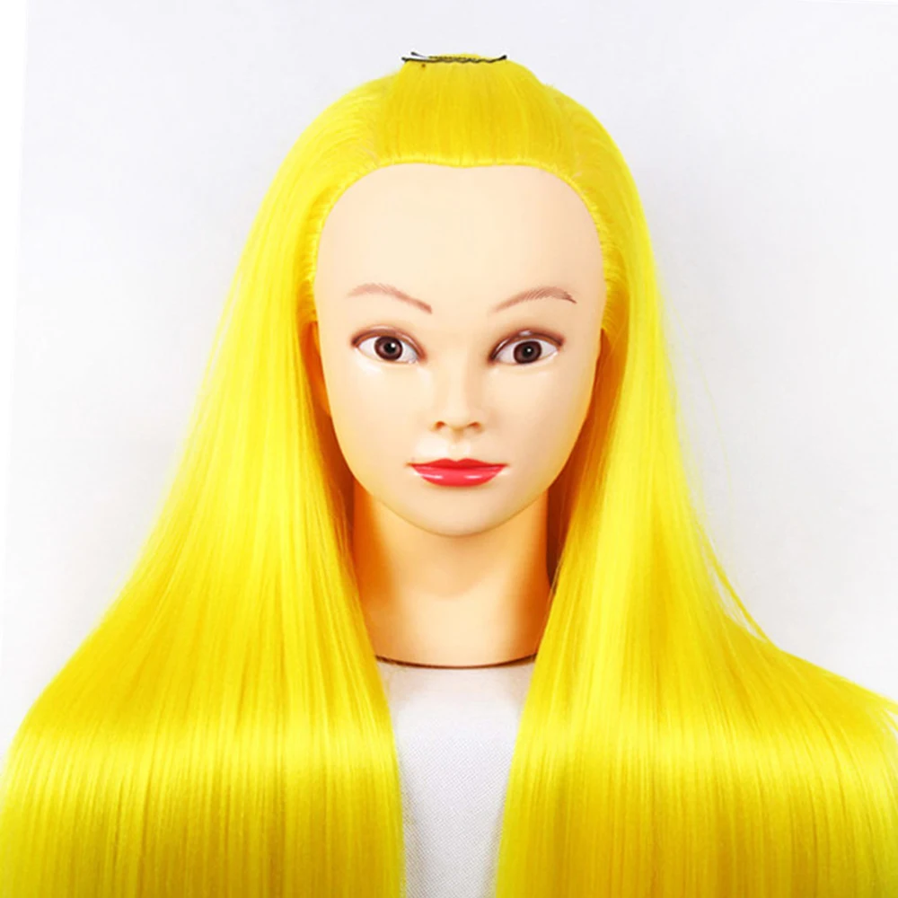 Beauty Salon Mannequin Head With Yaki Synthetic Hair Training Head