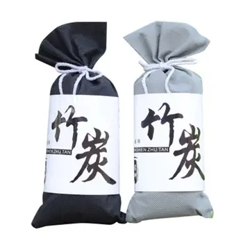 

100g Car Home Air Freshener Purifier Odor Absorber Activated Carbon Bamboo Charcoal Bag Closet Shoe Deodorant Deodorize