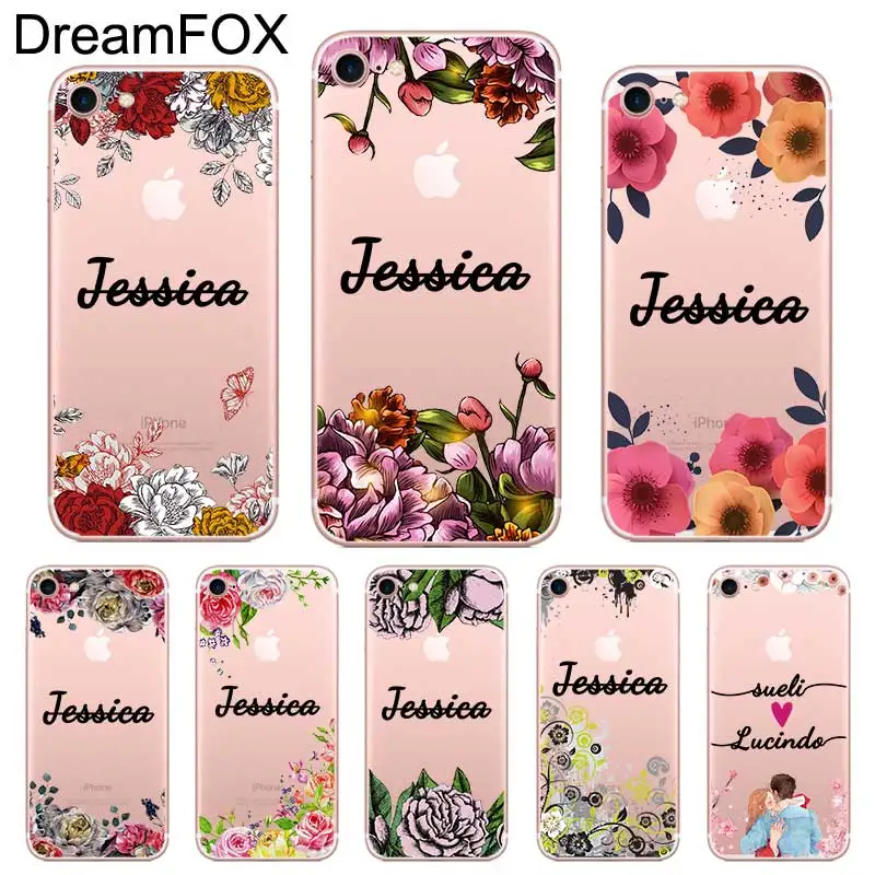 Print Custom Your Name DIY Design Case Cover For iPhone 11 Pro X XS XR Max 5 5s SE 6 6s 7 8 Plus Personalized |