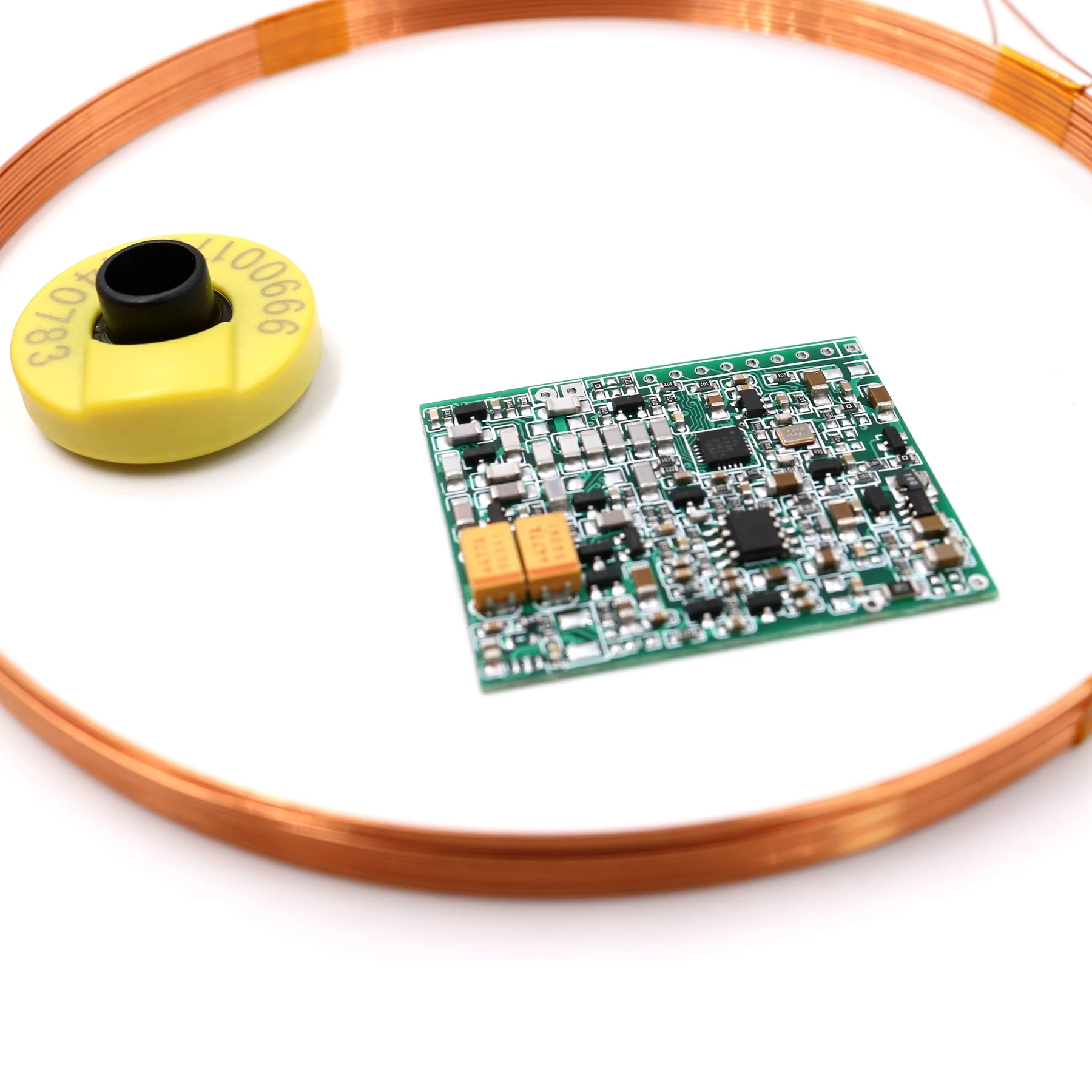 Междугородной 134,2 кГц AGV ISO11784/85 FDX-B EM ID животных RFID Ушная бирка для считыватель встроен Moulde UART 3,3 V 5V