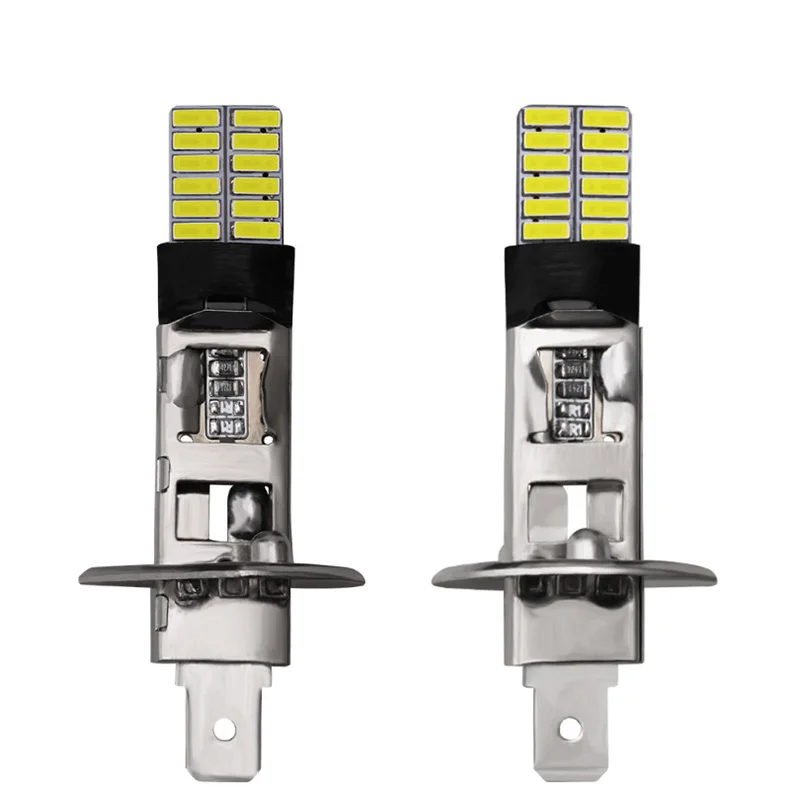 2 шт. автомобисветодиодный светодиодные лампы 4014 SMD H1 H3|Сигнальная лампа| |