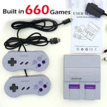 Мини ТВ игровая консоль Ретро игровая консоль встроенный 660 без повтора Детские классические игры Семейные игры Ручной игровой плеер