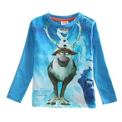 

2015 popular cartoon cotton patten long sleeve printed famous patten boy t-shirt nova kids spring autumn 2015 hot sale style