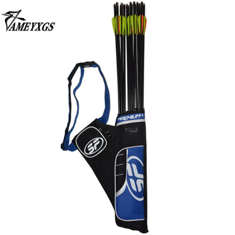 3 Tubes Quiver can hold 20pcs Arrows Hunting Archery Quiver Compound Bow Arrow Quiver Recurve Bow Arrow Bag Outdoor Shooting