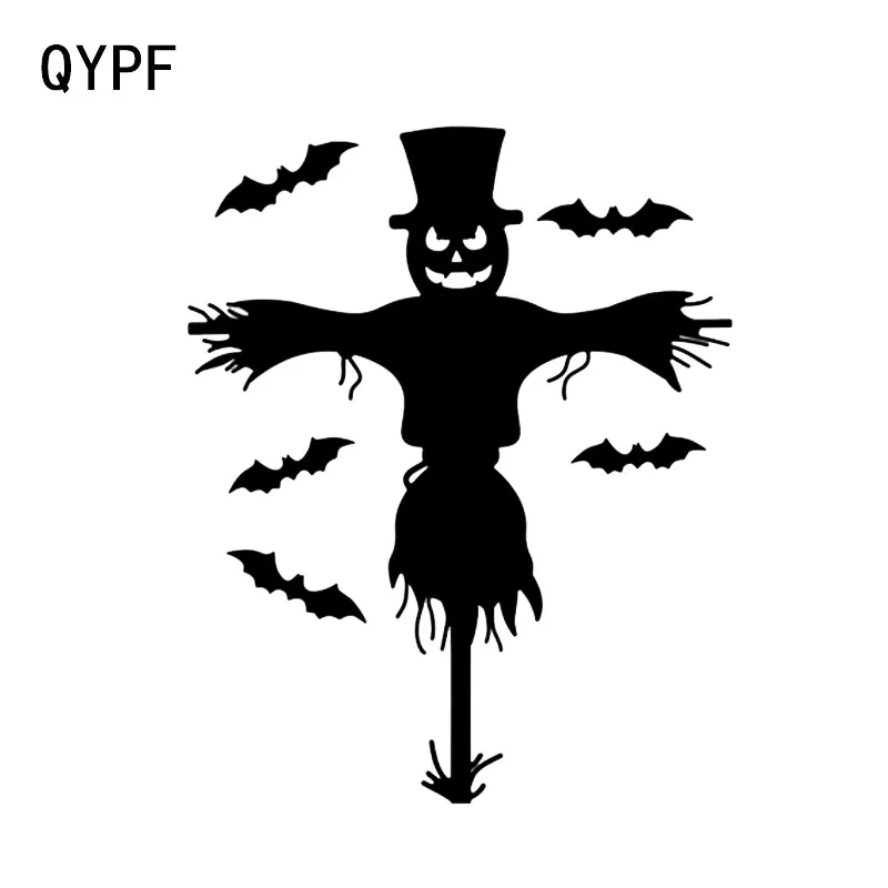 QYPF 11 5*14 2 ужасные пугалки летучие мыши виниловый декор наклейка для моделирования