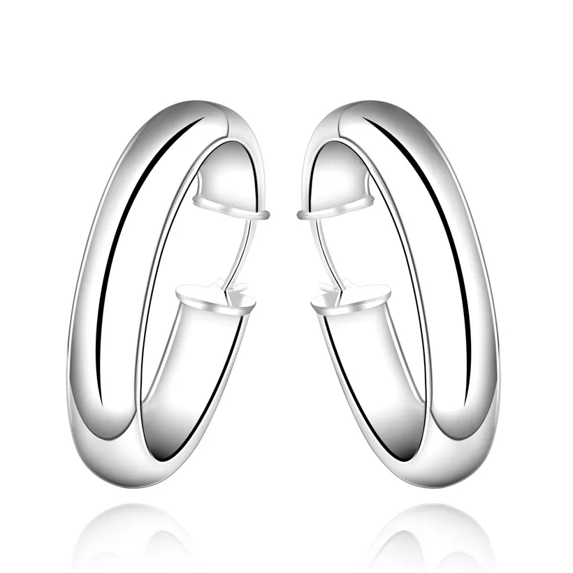 

E595 explosion models factory wholesale silver plated jewelry high-quality fashion elegant women earrings Lady girl jewelry