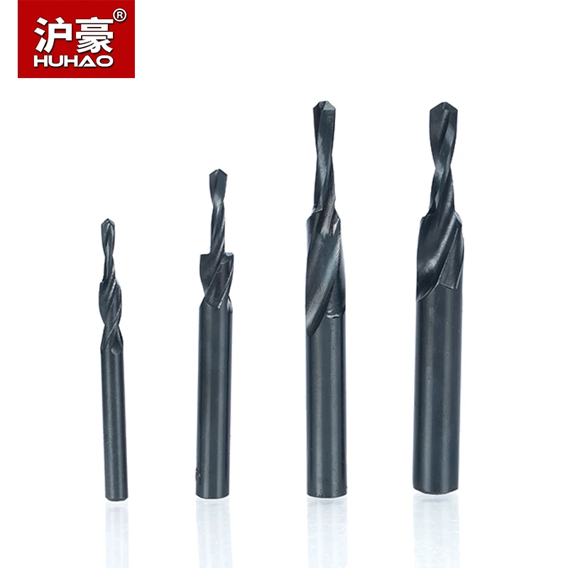 HUHAO 1pc Straight Shank Step Drill Metal Copper Aluminum Screw Countersunk Head Woodworking Router Bits | Инструменты