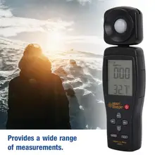 Умный сенсорный свет метр Люксметр AS813 фотометр осветитель Цифровой Люксметр подсветка