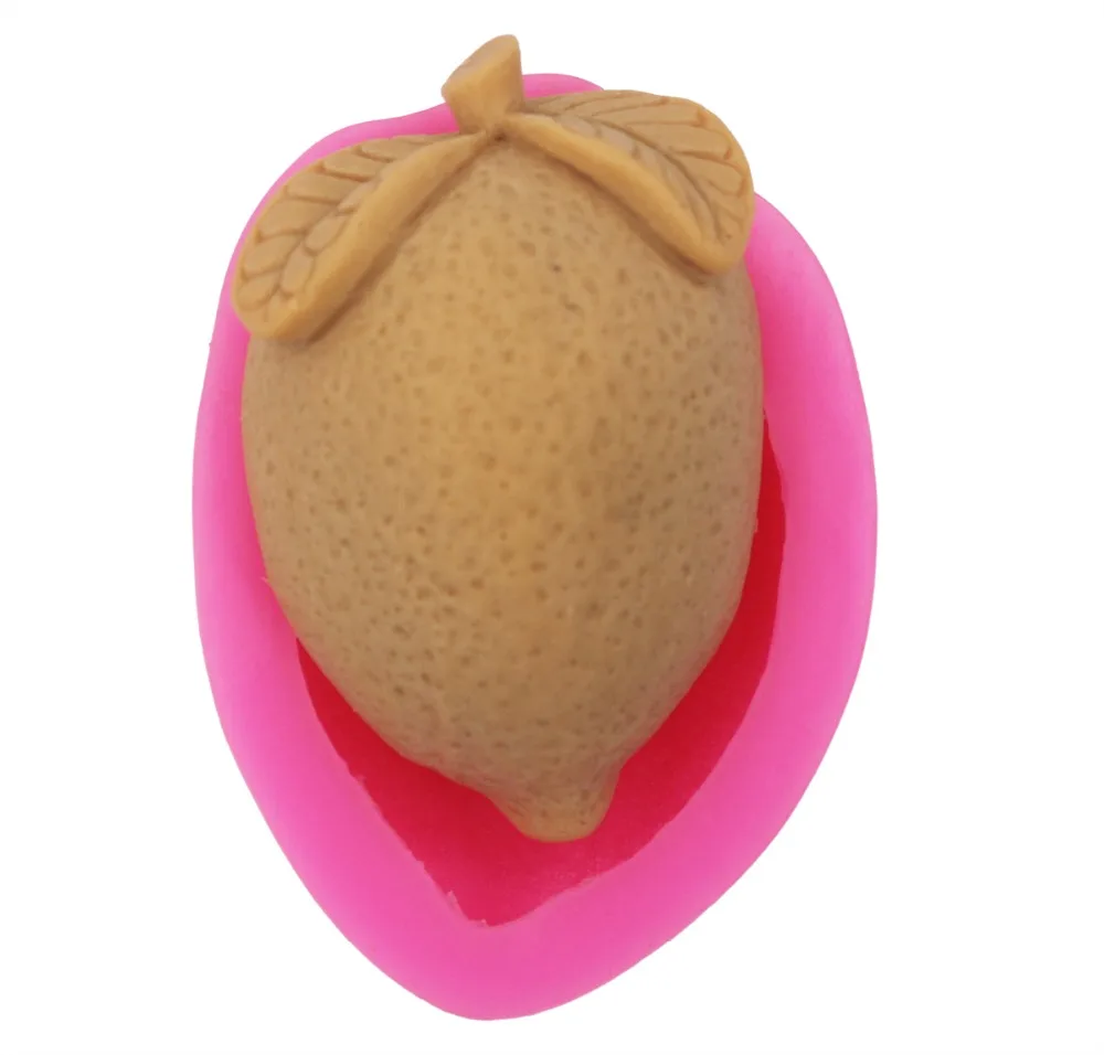 Silicone Soap Mold Shape Fruit With Leaf Mould Craft Art Silicone 3d