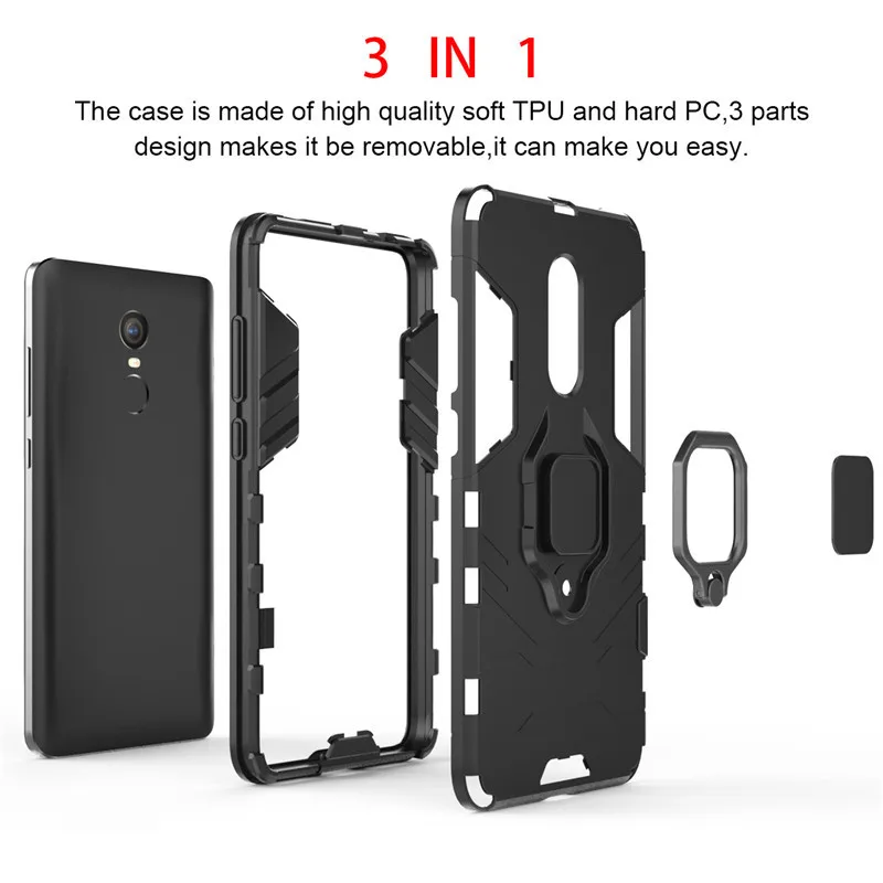 magnetic holder ring hard case for xiaomi redmi note 4x 4 5 pro 08