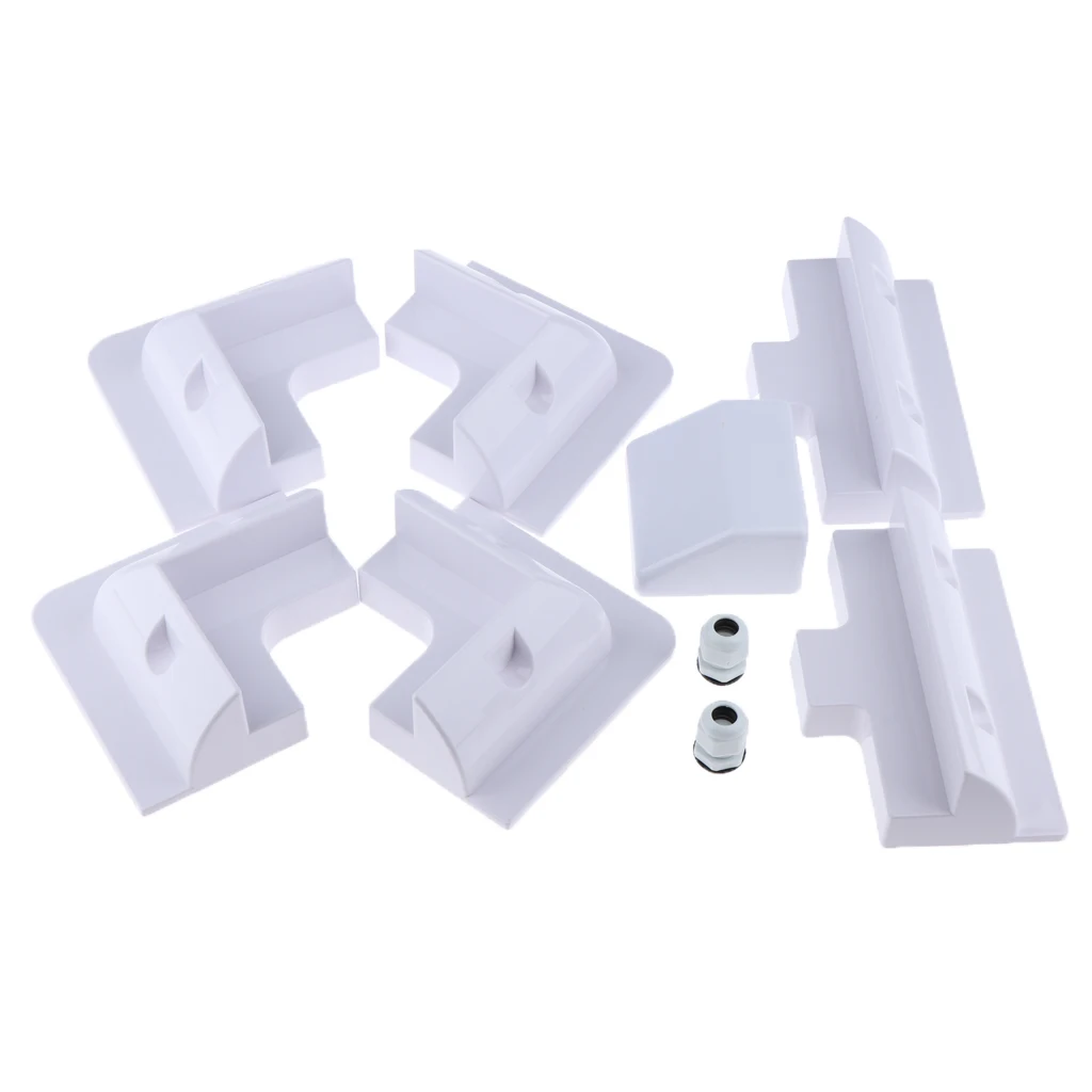 Set of 7 Pack Solar Panel Mounting Bracket Caravan RV Motorhome Boat