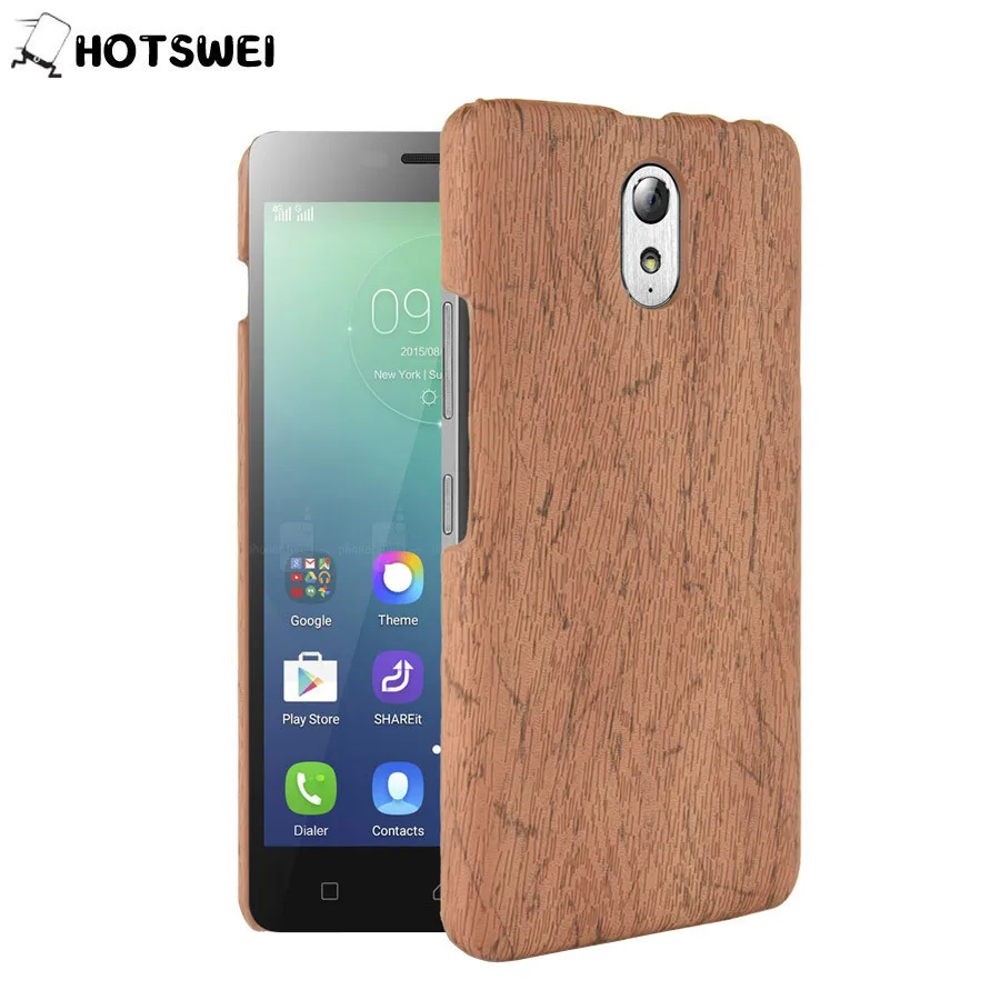 

HOTSWEI For Lenovo P1m P1ma40 Case 5.0" SLIM Wood Skin PC Hard Protective Shell Back Case For Lenovo Vibe P1m P1ma40 P1 M Cover