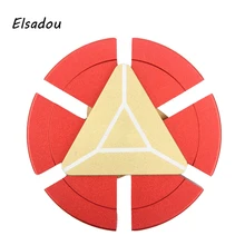 Elsadou Iron Man Hand Spinner Red Metal Fidget Toys Finger Spinner