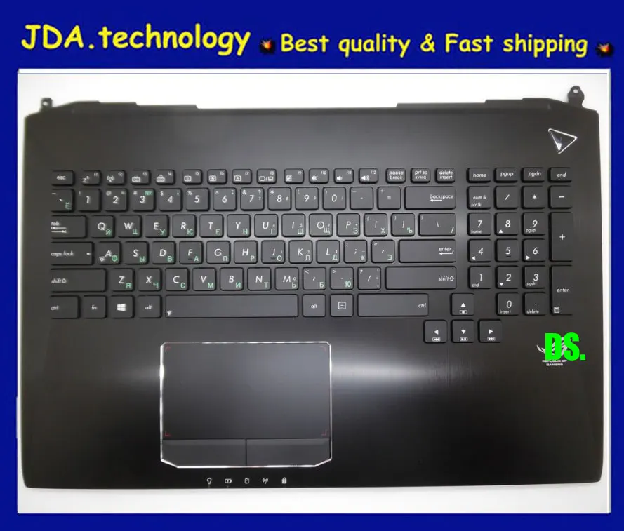 /оригинальная Подставка для рук для ASUS G750 G750JH G750JM G750JS G750JW RU русская клавиатура верхняя крышка клавиатуры backligt сенсорная панель