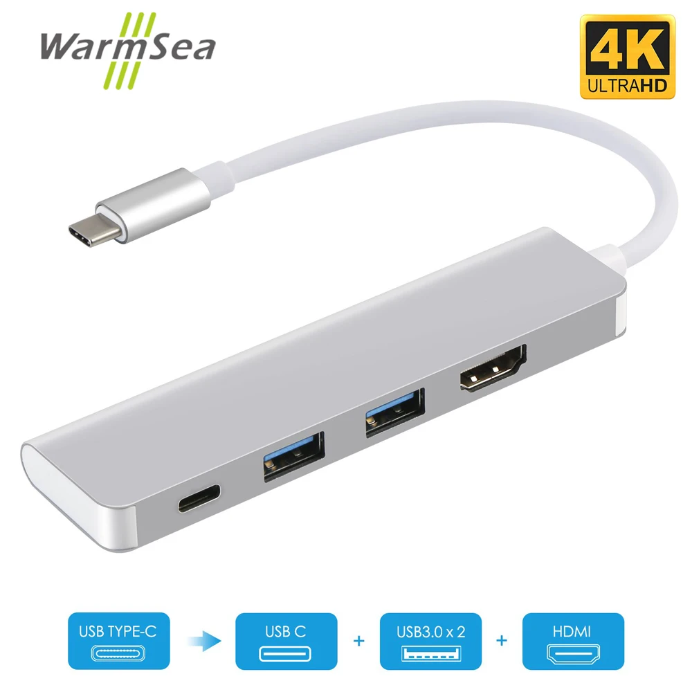 

USB Type C HUB Thunderbolt 3 Adapter With HDMI 4K USB Ports Dex Station For Samsung Galaxy Note 8 S8 S9 for MacBook Pro