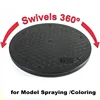 Model Spraying Coloring 25CM Plate Table 360 Turnable Painting Plate for Gundam Military Model Building DIY Tools 1