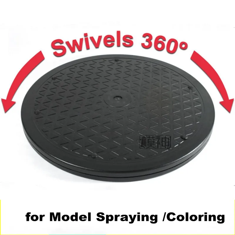

Model Spraying Coloring Plate Table 360 Turnable Painting Plate for Gundam Military Model Building DIY Tools