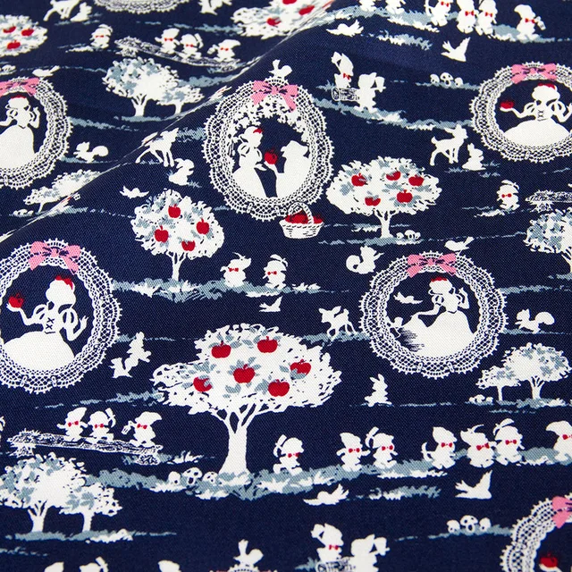 50cm 110cm Anese Kokka Oxford Cotton Fabric Patchwork Quilting 50cm 110cm Anese Kokka Oxford Cotton Fabric Patchwork Quilting Snow White C