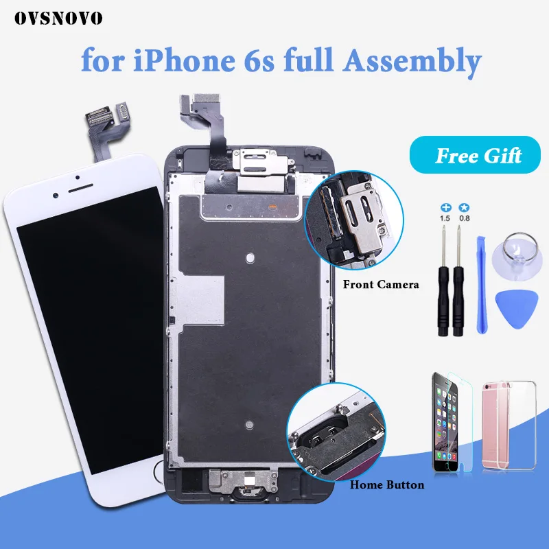 

AAA+++ quality 3D Touch Screen LCD For iPhone 6S A1688 A1700 A1633 LCD Display Digitizer lcd Complete Pre-Assembly With Parts