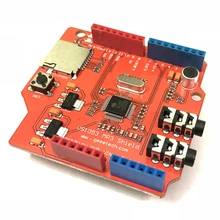 Новинка 1 шт. VS1053B MP3 музыкальная плата стерео аудио воспроизведение запись декодирование плата расширения с TF слотом для карт Arduino UNO Mega