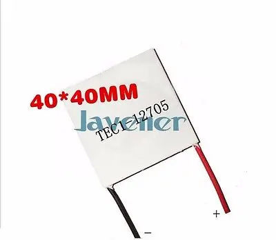 

TEC1-12705 40x40mm Heatsink Thermoelectric Cooler Peltier Cooling Plate Refrigeration Module