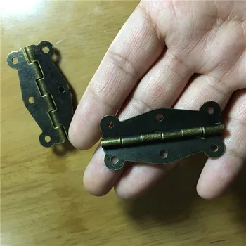 

Whosale Cabinet Door Hinges 6 Holes Door Hardware Bronze Tone 51cm x24mm,Express shipping