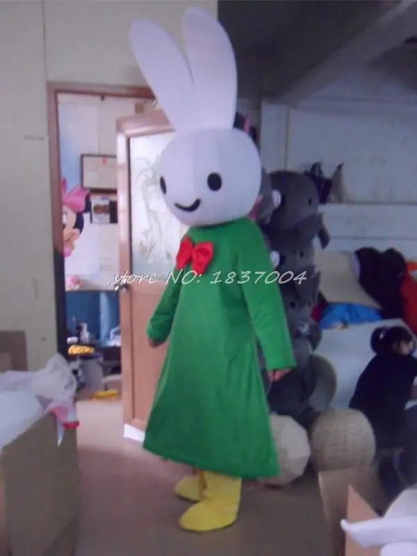 moeilijk tevreden te krijgen verlichten doen alsof Cartoon Character Miffy Mascot Costume Adult Size Animal Rabbit Mascot -  AliExpress