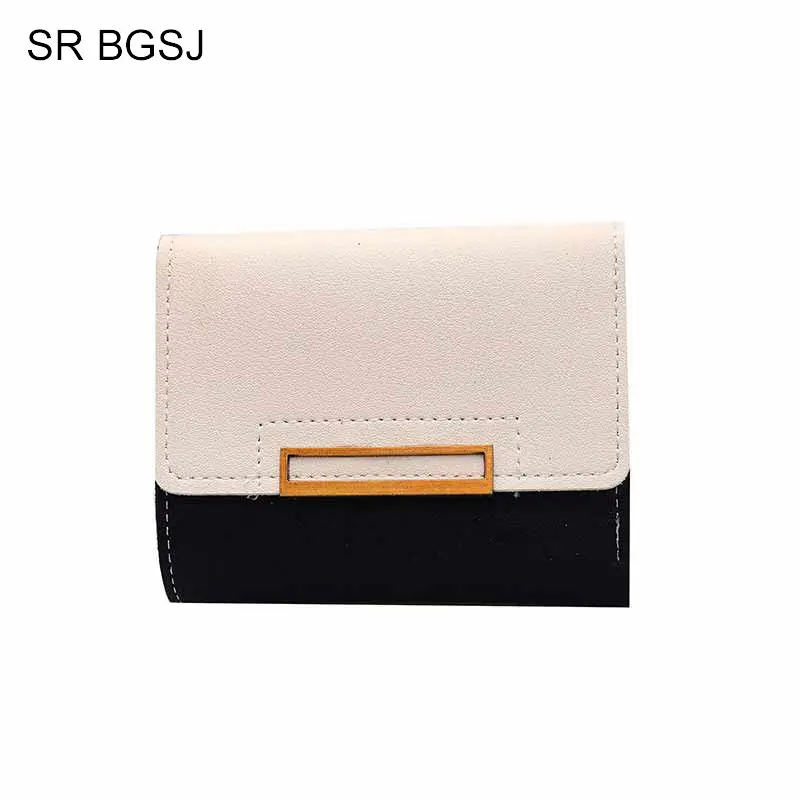 

Free Shipping Candy Color Women Lady Money Card Holder Purse Organizer Short Wallet