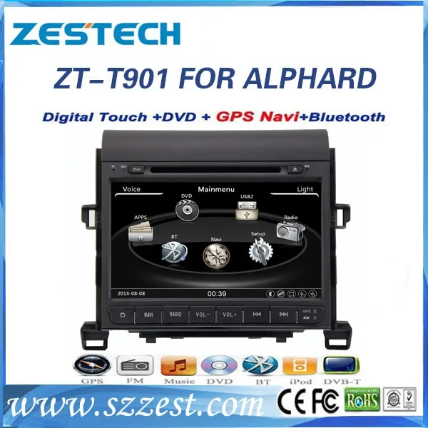 In dash car spare parts for Toyota Alphard autoradio 9