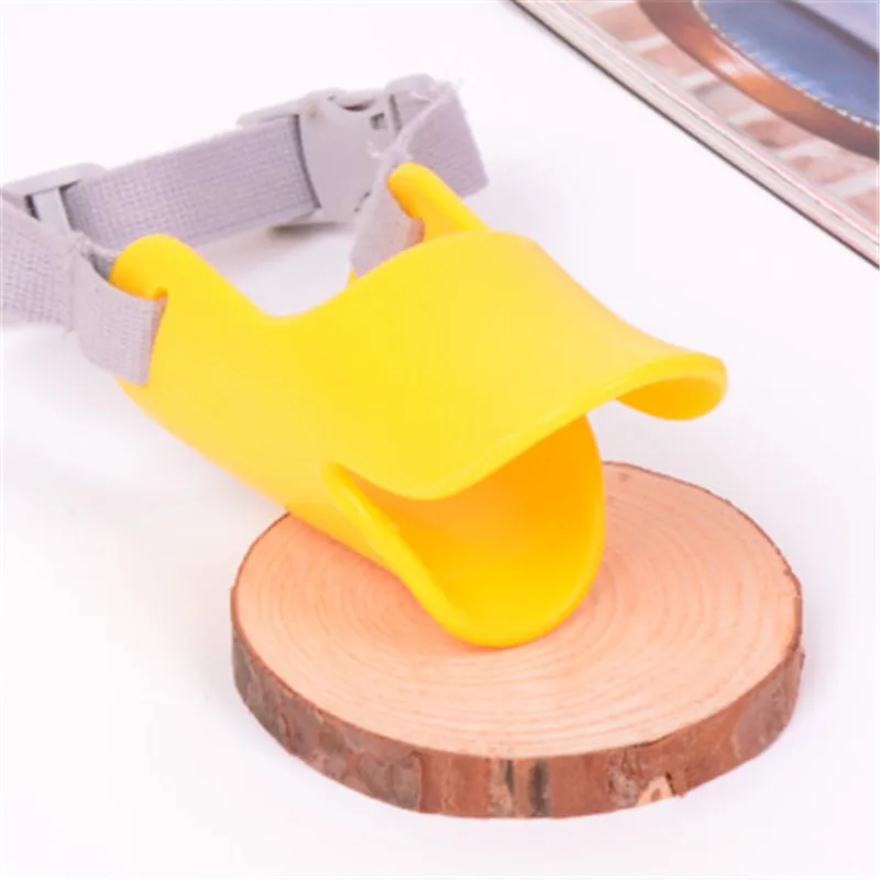 Dog Muzzle Silicone Cute Duck Mouth Mask Muzzle Bark Bite Stop Small Dog Anti-bite Masks For Dog Products Pets Accessories