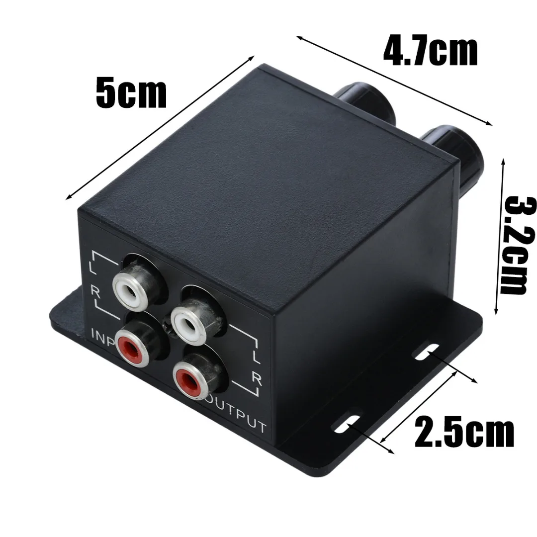 1pc Universal Car Amplifier Bass Controller Professional RCA Gain Level Car Power Amplifier Volume Equalizer 150Hz-40Hz Mayitr