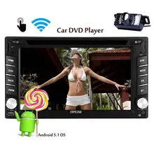 Android 5.1 Autoradio Camera Included Touch Screen AM/FM Radio GPS Navigation WiFi two 2 Din 6.2 Inch Car Stereo Quad Core CPU