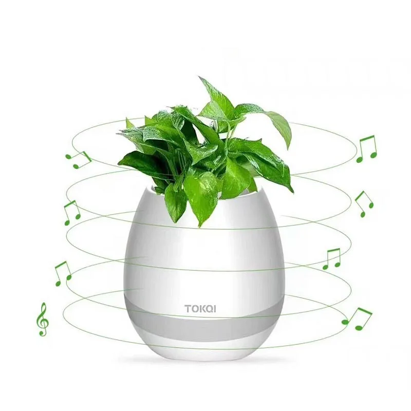 

Smart Flower Pot Speaker Smart Wireless Finger Bluetooth Grow Light Hydroponic Growing Multifunction Flowerpot