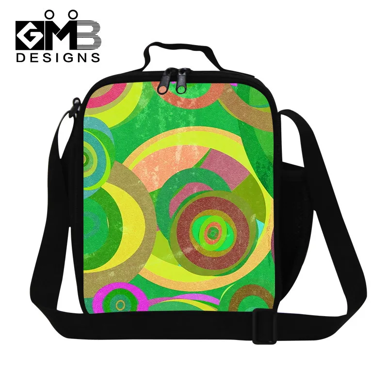 Circle Cool Character Lunch Bag For Kids Boys The Avengers Superhero Captain America Thor Lunch Bag Thermal Cooler For School Children