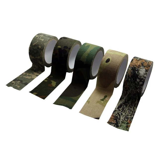 Camouflage Adhesive Tape Hunting Camo Form Camouflage Gun Gear Self