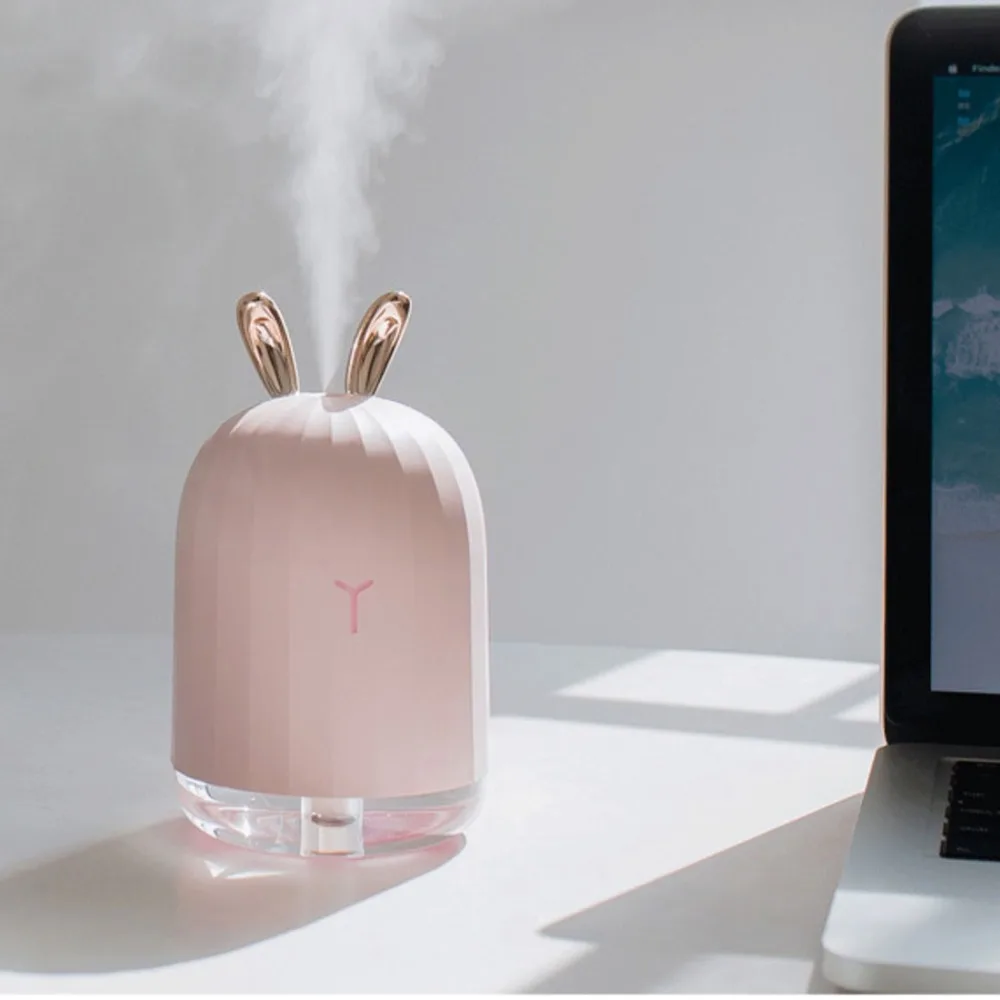

KBAYBO 220ml USB Diffuser Aroma Ultrasonic humidifier diffuser 7Color Change LED Night light Cool Mist for office