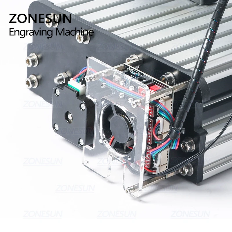 ZONESUN 3 оси Мини гравировальный станок с ЧПУ PCB фрезерный для резьбы по дереву