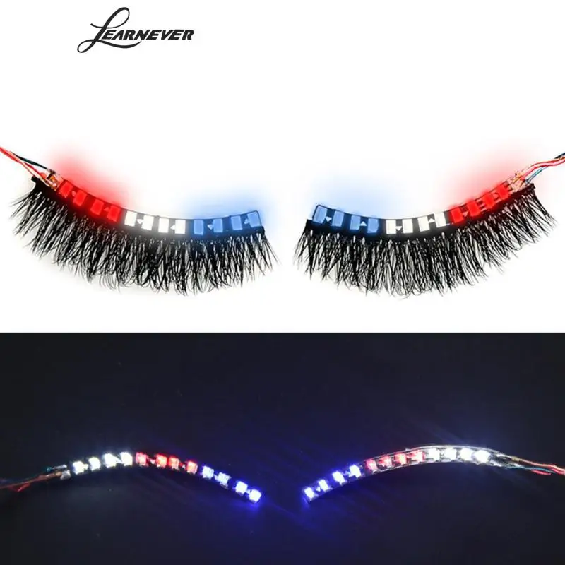 1 Pair/lot Luminous Led Eyelash Light Up False Eyelashes Women Party