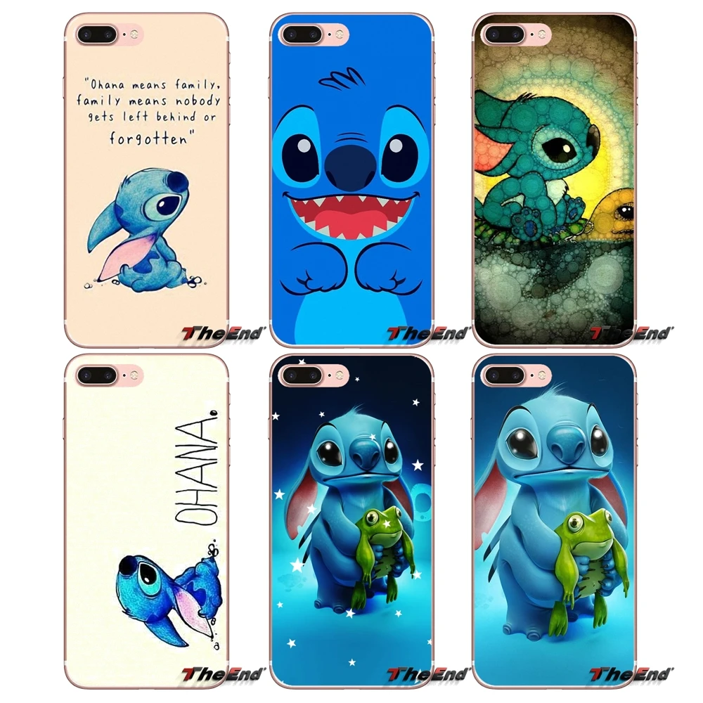 Для Sony Xperia M2 M4 M5 E3 T3 XA Aqua Z Z1 Z2 Z3 Z5 compact LG G4 G5 G3 G2 Mini Lilo and Stitch Ohana sweety TPU чехол | Мобильные