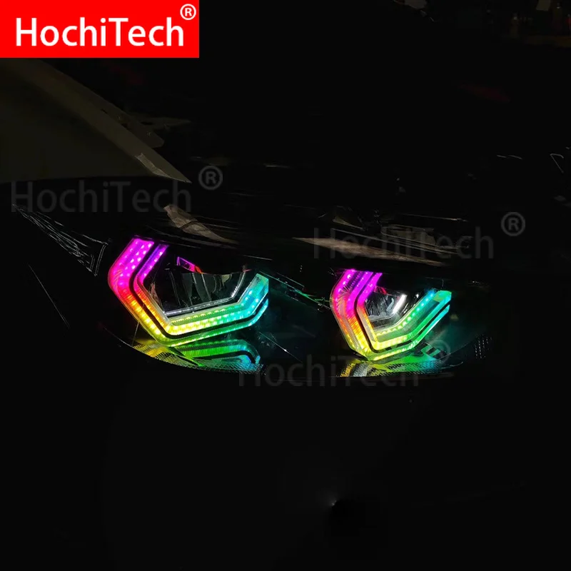Набор для дневных ходовых огней RGBW разноцветная ICONIC M4 стиль хрустальные глаза