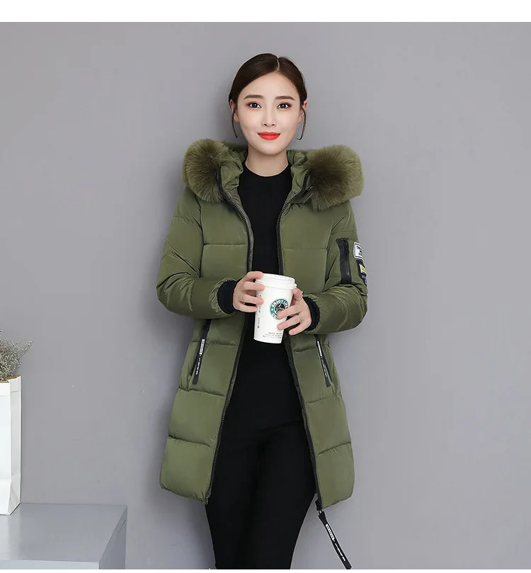 TryEverything, армейский зеленый, зимняя куртка для женщин, большие размеры, длинное зимнее пальто для женщин, с капюшоном, корейский стиль, женские зимние пальто,, пуховик