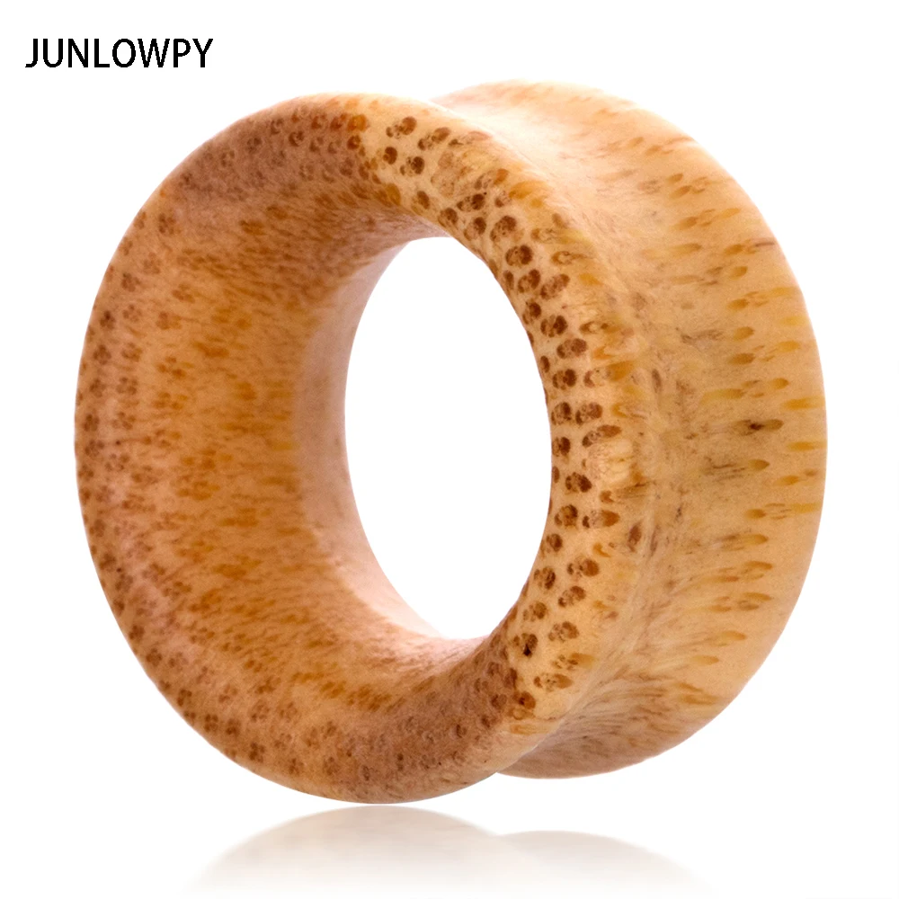 Ажурные бамбуковые затычки для ушей JUNLOWPY расширитель сережек растягиватель из