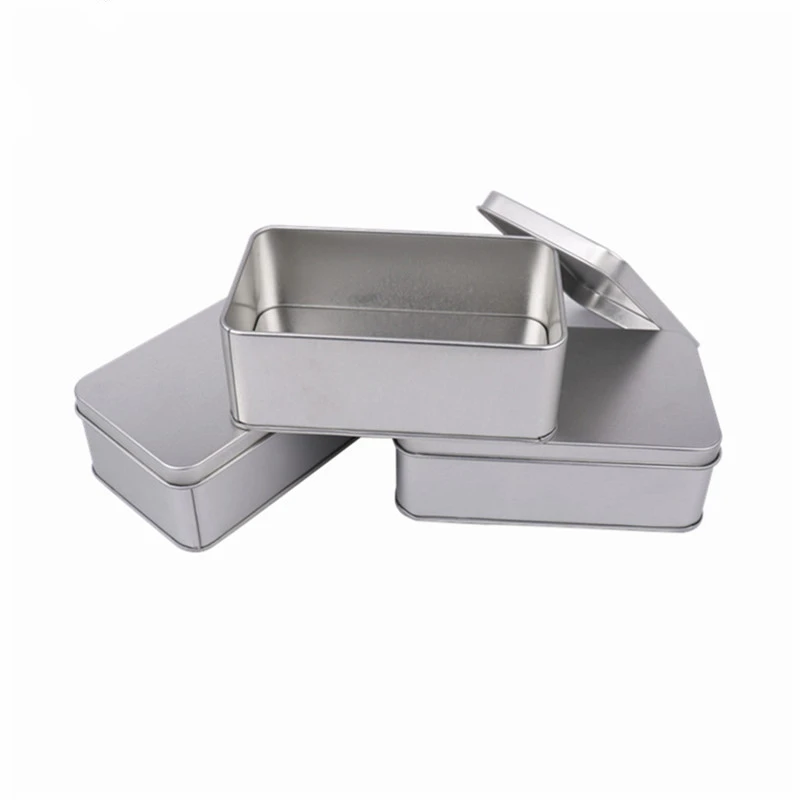 

6 Pieces Tin Storage Box Metal Storage Boxes 107*72*40mm Tin Organizer Container For Coin Drawer Case Quality Glossy Tin Case