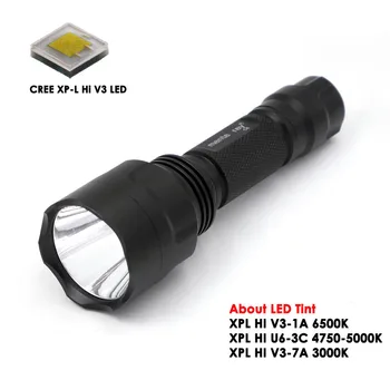 

lights & lighting Portable Light Flashlight Cree XP-L HI V3 Waterproof LED Flashlight Torch AMC7135x10 5modes Lantern Lamp