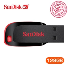 Original SanDisk USB Flash Drive Cruzer Blade U Disk CZ50 128GB Pen Drives USB 2.0 Memory Stick SDCZ50